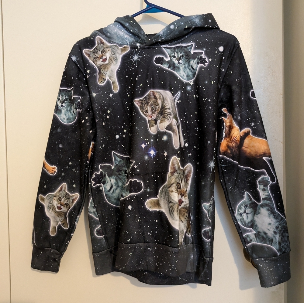 kids cat sweatshirts ,Pullover, Printed, Graphic, Sweatshirt